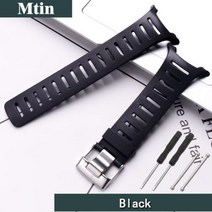 고무 스트랩 남성용 핀 버클 시계 액세서리 순토 Suunto T1 T1C T3 T3C T3D T4C T4D 야외 스포츠 실리콘 밴드