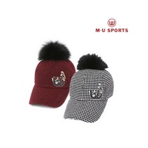 [본사]지도리 패턴 육각캡 MU20733H202, 컬러:RED / 사이즈:FFF