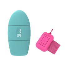 아이스 몬스터 + 스포츠타올 / 피부는 쿨함을 요구한다 / 얼굴 눈 피부 붓기 열감을 내리는 쿨링 마사지, 블루, 핑크