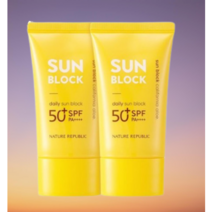 1+1 캘리포니아 알로에 데일리 선크림선블럭 SPF50+ PA++++ 57ml, (1+1)캘리포니아 알로에 데일리