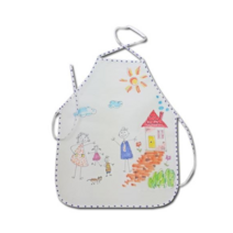 반제품_부직포 앞치마 꾸미기 DIY 학교 유치원 단체 수업 집콕 놀이 키트