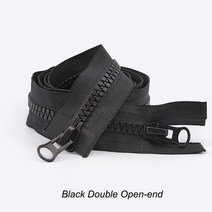 차량용어닝 어닝텐트 차량용 어닝룸 차량용타프 Meetee 8 수지 지퍼 1520cm 클로즈 엔드 60500cm 오픈 롱 자동 잠금 코트 가방 텐트 재봉 액세서리, AP105DoubleBlack+No8+400cm