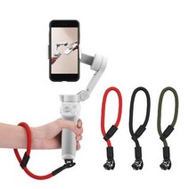 DJI OM 4 Osmo 모바일 3 핸드 헬드 짐벌 안정기 액세서리용 14 인치 나사 손목 밴드가 있는 나일론 안전 끈 핸드 스트랩