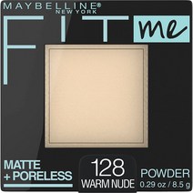 메이블린 핏 미 매트 + 포어리스 파우더 8.5g, 1개, 128 Warm Nude