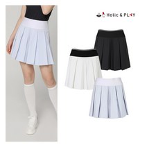 홀릭앤플레이 홀릭앤플레이 여성 엘라스틱밴드 변형플리츠 컴포터블핏 큐롯_HD2WCU004