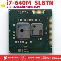 코어 i7-620M 노트북 CPU 프로세서 소켓 G1 PGA988 HM55, 02 i7 640M