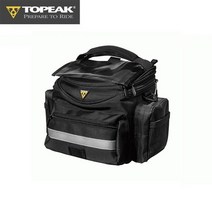 토픽 TOPEAK 가방 Tourguide Handlebar Bag E bike NEW 투어용 핸들바 거치 자전거 여행 가방 투어가이드 핸들바 백, 색상:블랙