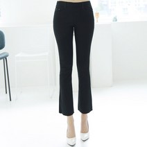 비바조이 B3_에밀리 블랙 부츠컷팬츠 밴딩스키니