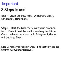 Elecxlink 알루미늄 용접 봉 20-팩 15.8in (40cm) 전동력을 위한 범용 저온 알루미늄 용접 코어 와이어