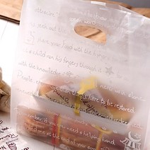 다하임 비닐 쇼핑백 모음, 1세트, HD영문쇼핑백(대)5매내외