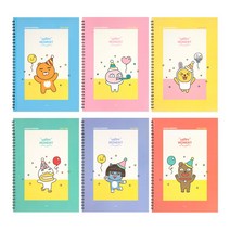 [문구조아] 카카오프렌즈 해피모먼트 신학기 스프링 노트 튜브, 1개