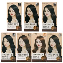 다나한 모 칼라크림 염색약 200g /새치커버/염모제, 1개, N4 자연흑갈색