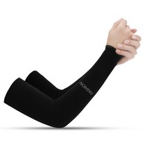 아이스 실크 패브릭 농구 야외 배구 슬리브 사이클링 자외선 차단 팔 스포츠 피트니스 워머 액세서리, 01 Fingerless black