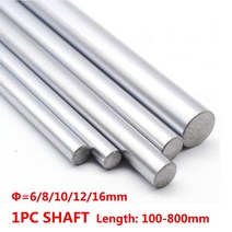 서랍장레일 6mm 8mm 10mm 12mm 16mm OD 선형 샤프트 길이 100-800mm 3D 프린터 축 CNC 부품 용 실린더 라이너 레일 1 개, [13] 700mm, [04] 12mm, 13 700mm_04 12mm