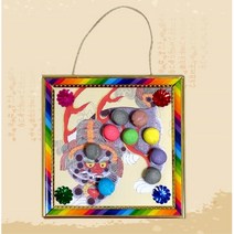 문화센터 미술교육교재 아트콘액자 복지관미술 집콕놀이키트 미술재료 유아미술키트