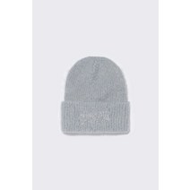 22 FW NEW/그레이 니트 로고 자수 비니(B226JIH011GR)