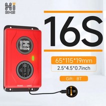HIBMS 스마트 액티브 밸런서 bms Lifepo4 이퀄라이저 4s Balanceador de Bateria 24v 로드 밸런스 보드 블루투스 1A 전류, 16S Smart Active