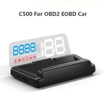 차량용hud 헤드업 디스플레이 WYING C500 OBD2 HUD 미러 자동차 헤드 업 앞 유리 속도 프로젝터 GPS 보안 알람 수온 과속 RPM 전압, [02] C500 For OBD2 Car, 02 C500 For OBD2 Car, 02 C500 For OBD2 Car