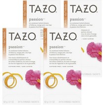 타조 허벌 티 패션 무카페인 24개입, 62g, 4개