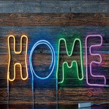 milovhi 직접 만드는 DIY LED 네온사인 만들기 간판 무드등 홈포차 감성포차 네온바 홈바조명, LED네온바 USB+건전지-블루