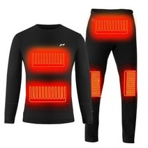 2023년신상 KEMIMOTO겨울 온열 슈트 속옷 오토바이 USB 전기 구동 보온 난방 모토 티셔츠 바지 남성 스키