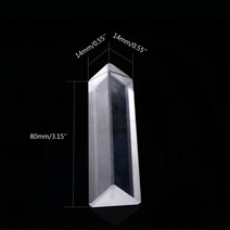 ANENG-K9 광학 유리 직각 반사 삼각형 프리즘 교육용 광 스펙트럼, 한개옵션0