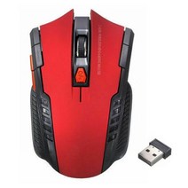 2.4GHz 무선 마우스 조정 가능한 DPI 6 버튼 광학 게임 게이머 (컴퓨터 PC 용 USB 수신기 포함), CHINA, as shown3