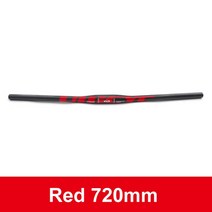 자전거 핸들바 손잡이 드롭바 라이저바 중국 ULLICYC 유명 브랜드 Ullicyc 탄소 MTB 핸들 바 평면 또는 상승 31.8*580/600/620/640/660/680/700, Red-flat-720mm