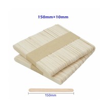 150mmx10mm 50개 우드아이스크림스틱 하드바 나무스틱 미술용품