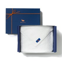 목욕 수건 히포포타마스 Hippopotamus 수건 선물 상자 이마바리 유기농 타월 70x145cm 대형 브랜드 고급 수건