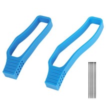 자전거 체인 로드 바이크 자전거 체인 스테이 가드 2 개 프레임 프로텍터 보호 링 슬리브 액세서리, 02 Blue