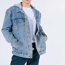 남자 구제스타일 후드 탈부착 청자켓 활동성 데이트룩 잠바 남성용 고등학생 외투 남성재킷