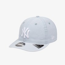 [백화점매장 정품출고] 뉴에라 야구모자 볼캡MLB 나일론 뉴욕 양키스 프리 커브드 레트로 크라운 스냅백 페일 블루13549101