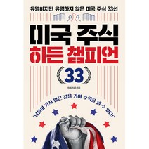 밀크북 미국 주식 히든 챔피언 33 유명하지만 유명하지 않은 미국 주식 33선, 도서