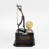 좋은상패 순금판 홀인원트로피 이글패 싱글패 골프트로피 JH79