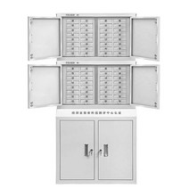 핸드폰 개인 락커 귀중품 소형 휴대폰 철제 보관함, 32구 조합 모델