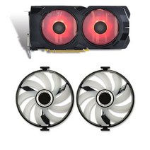 XFX AMD 라데온 RX 470 480 580 RX580 RX480 에디션 크림슨 그래픽 카드 냉각 팬 팬-1PCS에 대한 카바비엔 94mm FDC10U12S9-C, 그래픽 팬-2PCS