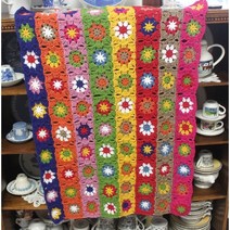 스칸디나비아 모티브 멀티 블랭킷 뜨개 담요