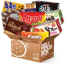 [냠냠상회] 롯데 크라운 해태 오리온 달콤 달달한 곽과자 초콜릿 9종 세트, 9종+냠냠상회전용선물포장박스, 1세트