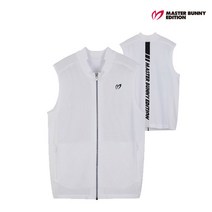 마스터바니에디션 골프 masterbunnyedition남성 에어 도트 집업 베스트 M411A1SV102_WH, 004, WH