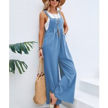 빅사이즈 점프수트 여성점프슈트 여성 블랙 와이드 레그 우아한 스위트 바지 빈티지 코튼 패션 루즈 오피스 레이디 캐주얼 롬퍼 여름