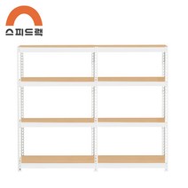 스피드랙 조립식 창고 대형 앵글 철제선반 1700 x 600 x 1500 4단, A형 900+800, 화이트