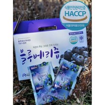 순수 국내산 블루베리즙 (100%) 함유 1박스(30포) 80L 자연의 맛 그대로 담아내는 맛, 80ml, 1개
