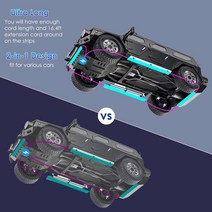 자동차 장식용 조명 Wireless LED Car Flexible Underglow Strip Light Underbody APP Control RGB Neon Lights Aut