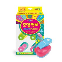 종이나라 모양펀치 소/모양펀칭/6종 1cm, 없음