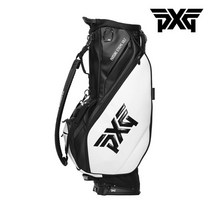PXG 골프백 하이브리드 스탠드백 블랙앤화이트, PXG-2020-Hybrid-Bag-White