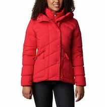 컬럼비아 Columbia 여성용 엠버 스프링스 다운 파카 레드 릴리 XS