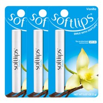 멘소래담 소프트립스 바닐라 립밤x3개 SPF20 자외선차단 프리미엄 립케어, 소프트립스 바닐라 2.0g 3개 립