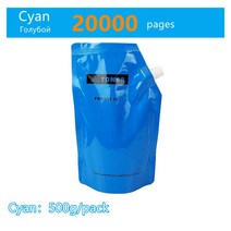 500 컬러 리필 토너 카트리지 파우더 호환 제록스 7500 7525 7530 7535 7545 7556 7800 7830 700 C8030 C8035, [01] Cyan 500g