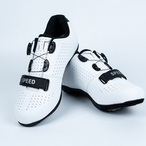 라르고 SPEED 평페달 신발 스피닝 자전거 MTB 로드 와이드 클릿 슈즈 느낌, 44(275mm), 화이트(VT-01)